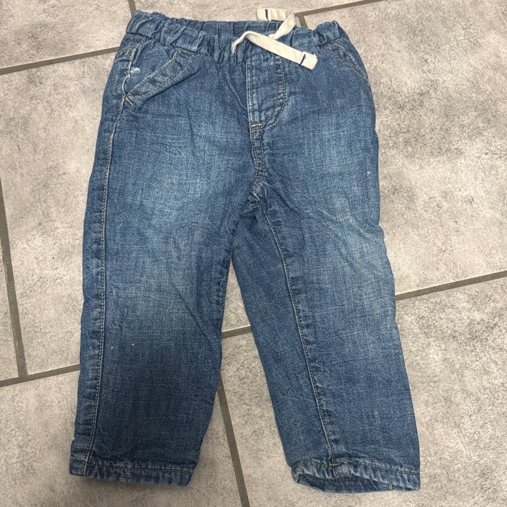 Baby Gap Lined Blue Jeans